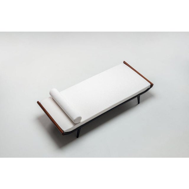 Cleopatra Daybed in White Fabric by Dick Cordemeijer for Auping, Netherlands, 1954 For Sale - Image 6 of 11