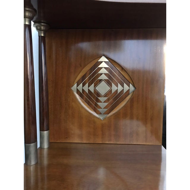 Antique Art Nouveau Display Cabinet by J. & J. Herrmann, 1890s For Sale - Image 5 of 8