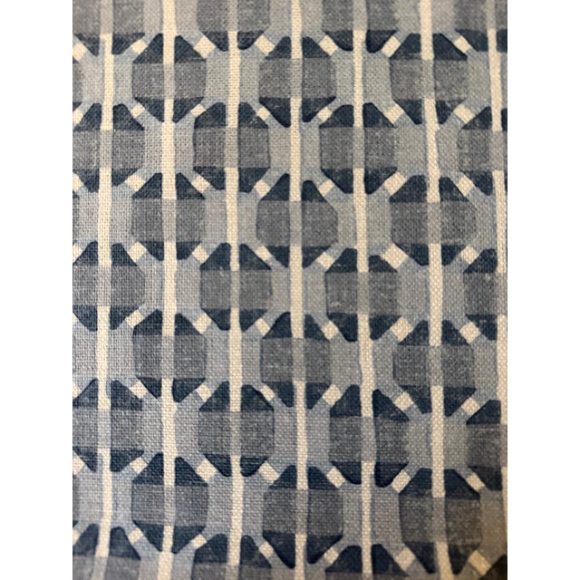 Galbraith & Paul Tartan 2 7/8 Yards Linen Fabric For Sale - Image 4 of 6