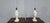 Very good pair of white marble urn shaped table lamps, reqired and in overall very good condition. 15" high 4.25" square...