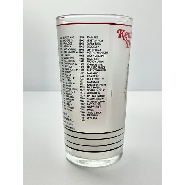 Vintage Kentucky Derby Equestrian Highball Tumbler Glasses - Set of 9 For Sale In Dallas - Image 6 of 6