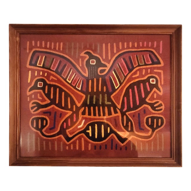 Framed Spring Fabric, 1960s For Sale