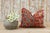 Red Thar Antique Tribal Grain Sack Pillow For Sale - Image 8 of 9