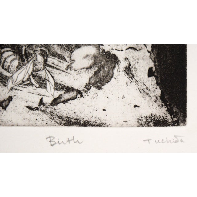 Printmaking Materials "Birth" - Intaglio Print by Tomoya Uchida For Sale - Image 7 of 7
