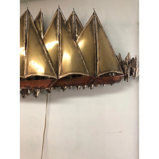 Brutalist 1970s Brutalist Wall Sculpture For Sale - Image 3 of 5