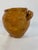 Mustard Rare 1890s Petite Glazed Earthenware French Confit Pot or Jar For Sale - Image 8 of 17