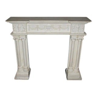 Marble Fireplace Mantel - Georgian Style For Sale