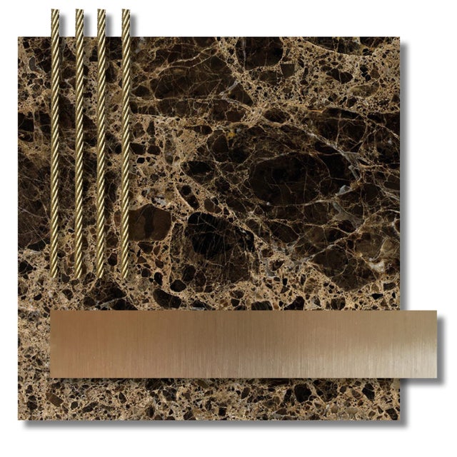 Metal AEGIS 001 Three Nesting Side Tables by Ziad Alonaizy, Set of 3 For Sale - Image 7 of 11