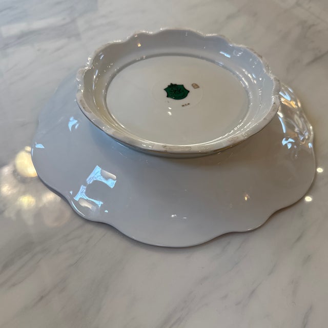 Yellow STW Bavaria Germany Dinner Plate For Sale - Image 8 of 8