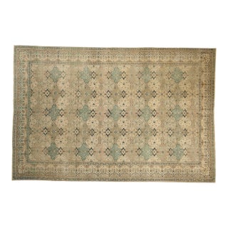 Vintage Distressed Kayseri Carpet - 6'5" x 9'7" For Sale