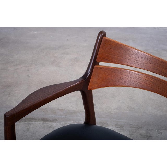 Wood Teak Armchair attributed to Erik Buch for Christiansen Møbelfabrik, Denmark, 1960s For Sale - Image 7 of 13