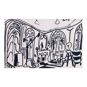 Picasso Sketchbook Carnet De La Californie Print # 9 Dated 1/11/1955