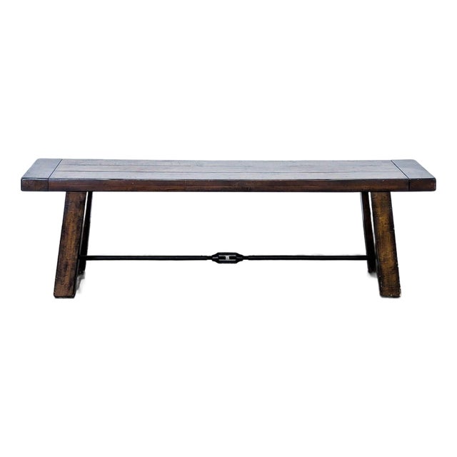 Pottery Barn Benchwright Dining Bench For Sale