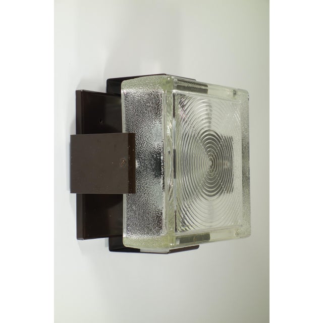Metal Vintage Italian Space Age Wall Lamp by Claudio Dini, 1970s For Sale - Image 7 of 7