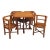 Heal's Card Table and Chairs Set From England, C.1930 For Sale