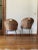 John Salterini 1960s Vintage Maurizio Tempestini for Salterini Mid-Century Modern Neva-Rust Wicker & Metal Chairs - a Pair For Sale - Image 4 of 11