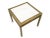 1970s Italian Coffee Table in White Marble and Brass, 1970s For Sale - Image 5 of 10