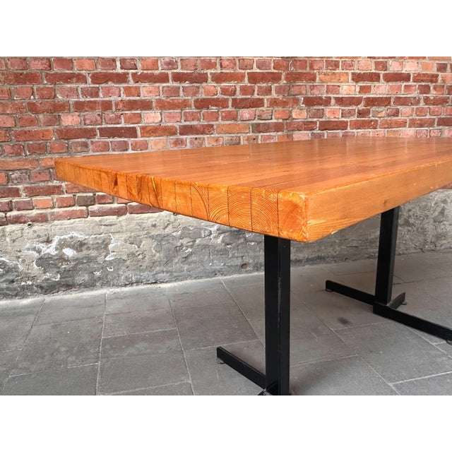 Dining Table by Charlotte Perriand for Les Arcs, France, 1960s For Sale - Image 12 of 18