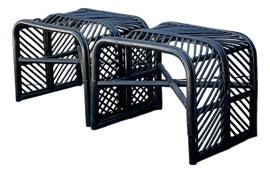 Example of Black Wood Stools