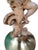 Rococo Venetian Style Floor Lamp with Cherub in Wood and Opaline Glass, 1920s For Sale - Image 3 of 8