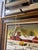 Mid 20th Century Signed H. Hargrove Winter Farm Landscape Oil Painting With Attached Gallery Light For Sale - Image 5 of 9