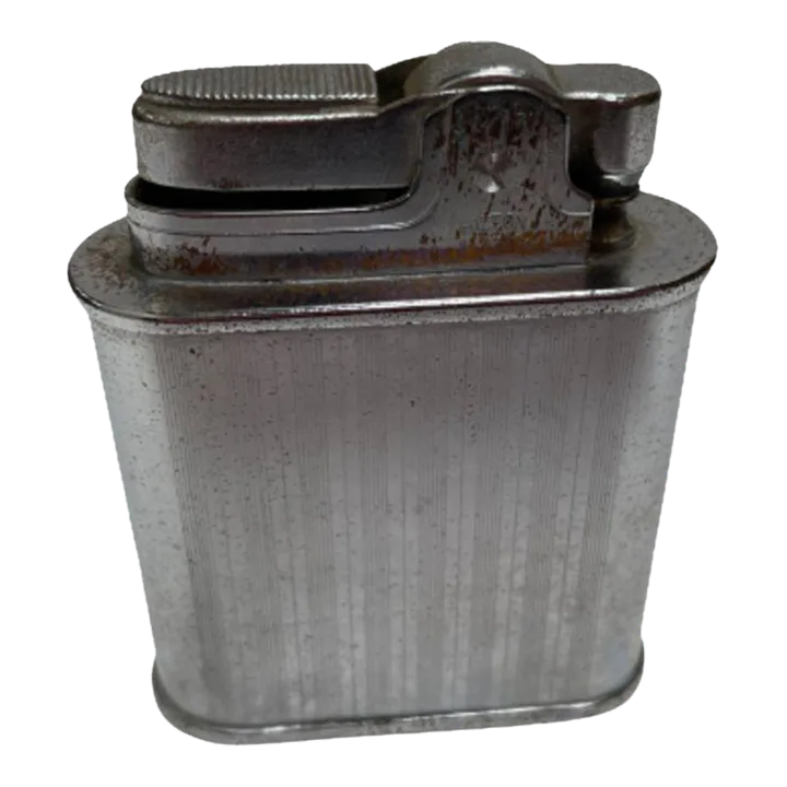 Original 1950 Stripped Table Lighter by Hilton