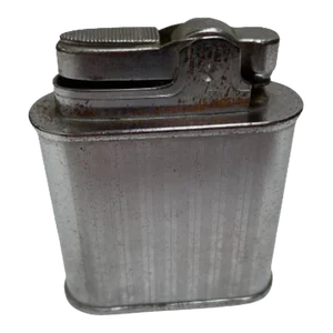 Original 1950 Stripped Table Lighter by Hilton