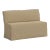 Stoffer Home x Cloth & Company Lindy Slipcover Dining Banquette in Relaxed Linen Burlap For Sale