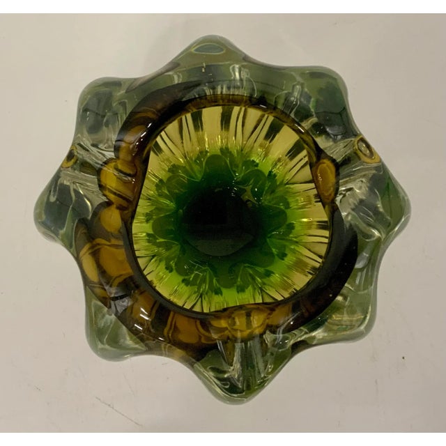 Vintage Murano Glass Small Vase For Sale In Providence - Image 6 of 10