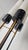 Black Vintage Floor Lamp with Marble Base and Brass Stem, 1950s For Sale - Image 8 of 10