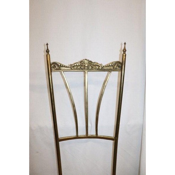 Mid-Century Modern 1950s Vintage Chiavari Style Chairs- a Pair For Sale - Image 3 of 4