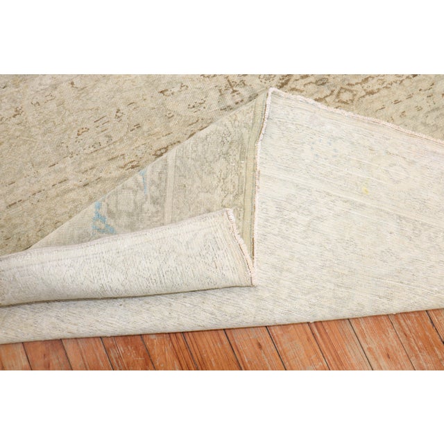 Antique Accent Pale Persian Malayer Rug - 4'5" x 6'6" For Sale - Image 9 of 10