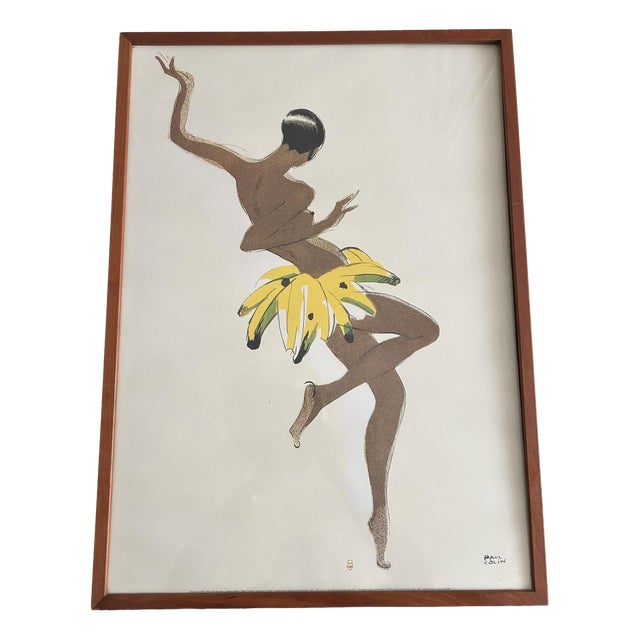 Poster for Tumulte Noir Featuring Josephine Baker by Paul Colin, 1995 For Sale
