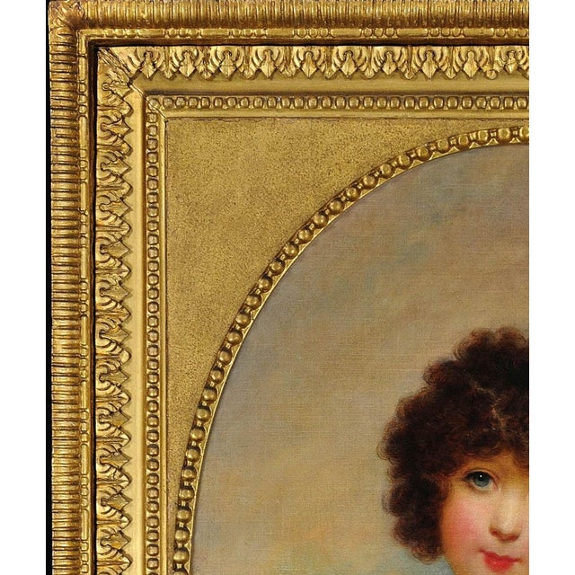 Arthur William Devis, Portrait of Charlotte Shore, Daughter of the 1st Lord Teignmouth, 1790s, Oil on Canvas For Sale - Image 4 of 18