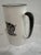 English Vintage White Jug / Pitcher With a Pig on Both Sides With Black Trim From England For Sale - Image 3 of 8