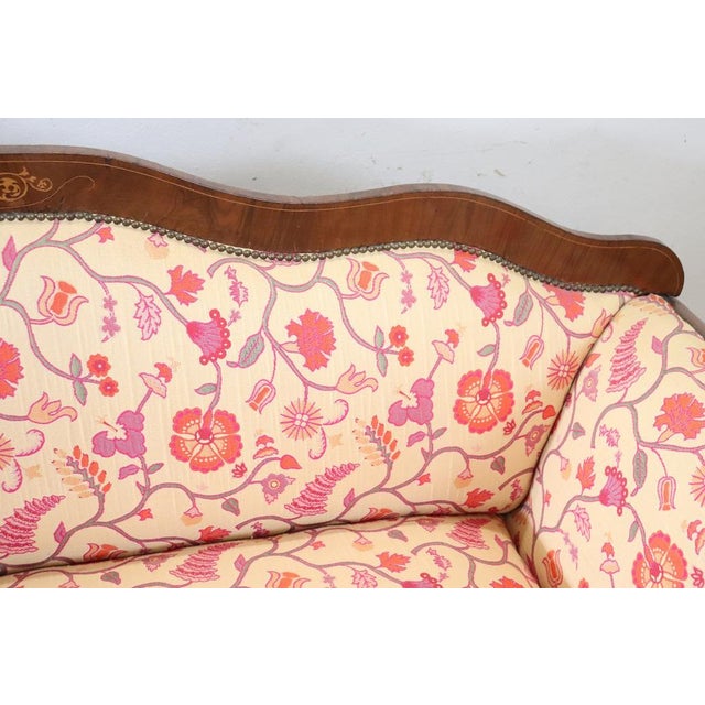 Antique Walnut Sofa, 1800s For Sale - Image 6 of 15