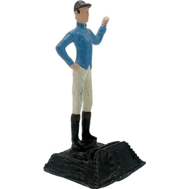 Mid 20th Century Vintage Vanderbilt Whitney Estate Set of 8 21 Club Jockey Place Card Holders For Sale - Image 5 of 14