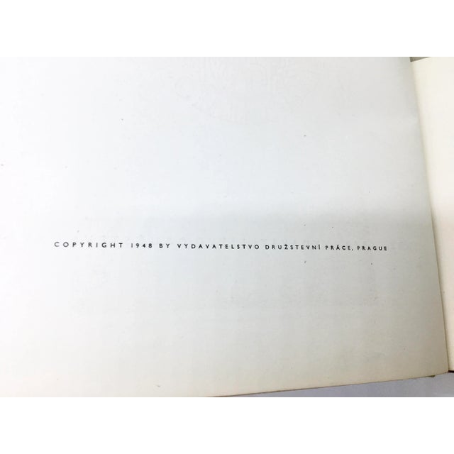 Paper 1948 Krasy Plna Slavou I Kletbou Bohatá"Praho! First Edition Book For Sale - Image 7 of 13