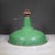 Benjamin 16" Enameled Porcelain Green Industrial Pendant Lights c.1950-Set of Two For Sale In San Francisco - Image 6 of 11