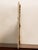 Gold French 1800s Painted and Carved Giltwood Mirror with Cartouche and Floral Motifs For Sale - Image 8 of 9