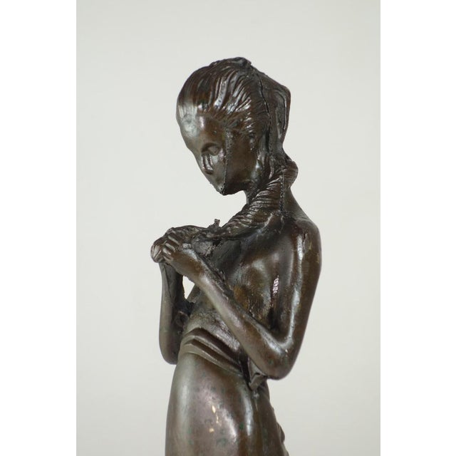 Bronze Sculpture of Woman, Early 1900s For Sale - Image 11 of 17