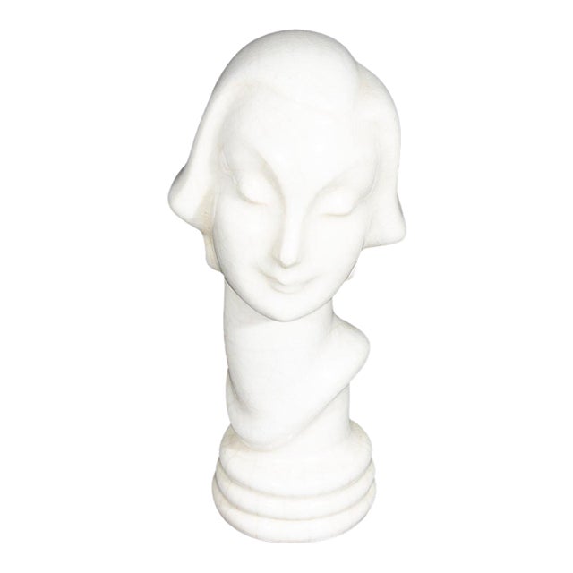 Amaco American Art Clay Company Art Deco Bust For Sale