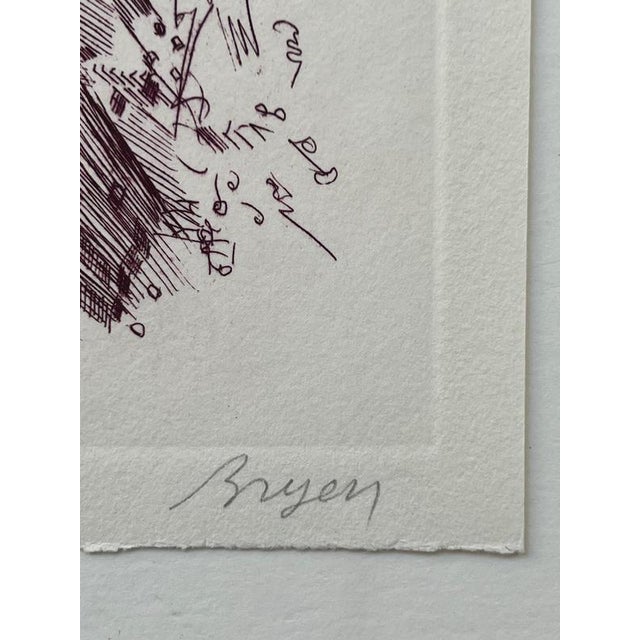 1960s Camille Bryen, Homage to Hans Arp, 1967, Etching For Sale - Image 5 of 6