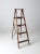 Vintage Rustic Painted Wooden Ladder For Sale - Image 9 of 12