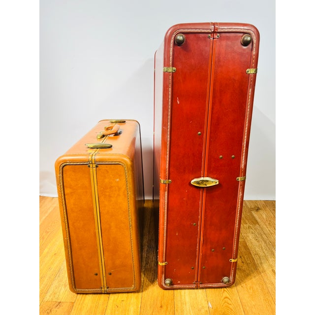 Mid-Century Modern Suitcases from Samsonite, 1960s, Set of 2 For Sale - Image 4 of 18