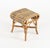 Wood Mid-Century Rattan and Bamboo Stool, 1960s For Sale - Image 7 of 17