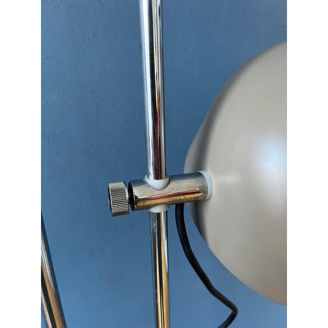 Vintage Beige Adjustable Floor Lamp For Sale - Image 10 of 11