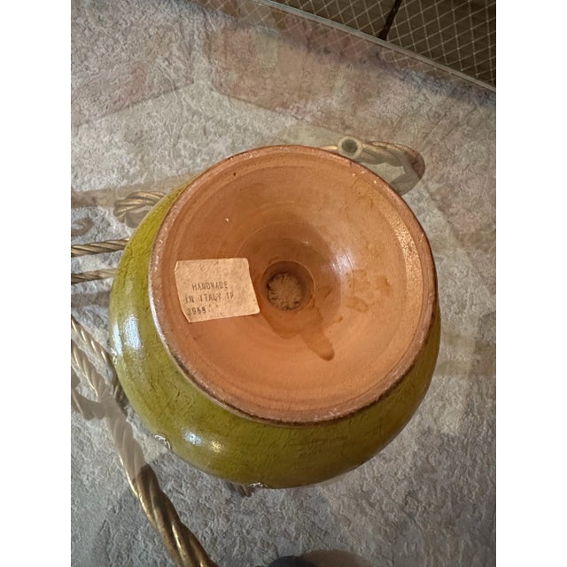 Italian Vintage Florentine Terre Cotta Lidded Dish For Sale - Image 3 of 5