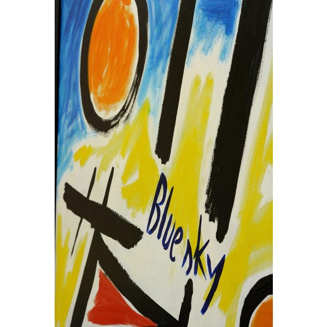 Antonio Minopoli, Blue Sky, Acrylic on Canvas, 2009 For Sale - Image 6 of 11