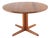 Danish Round 2-Way Extendable Stenum Dining Table For Sale